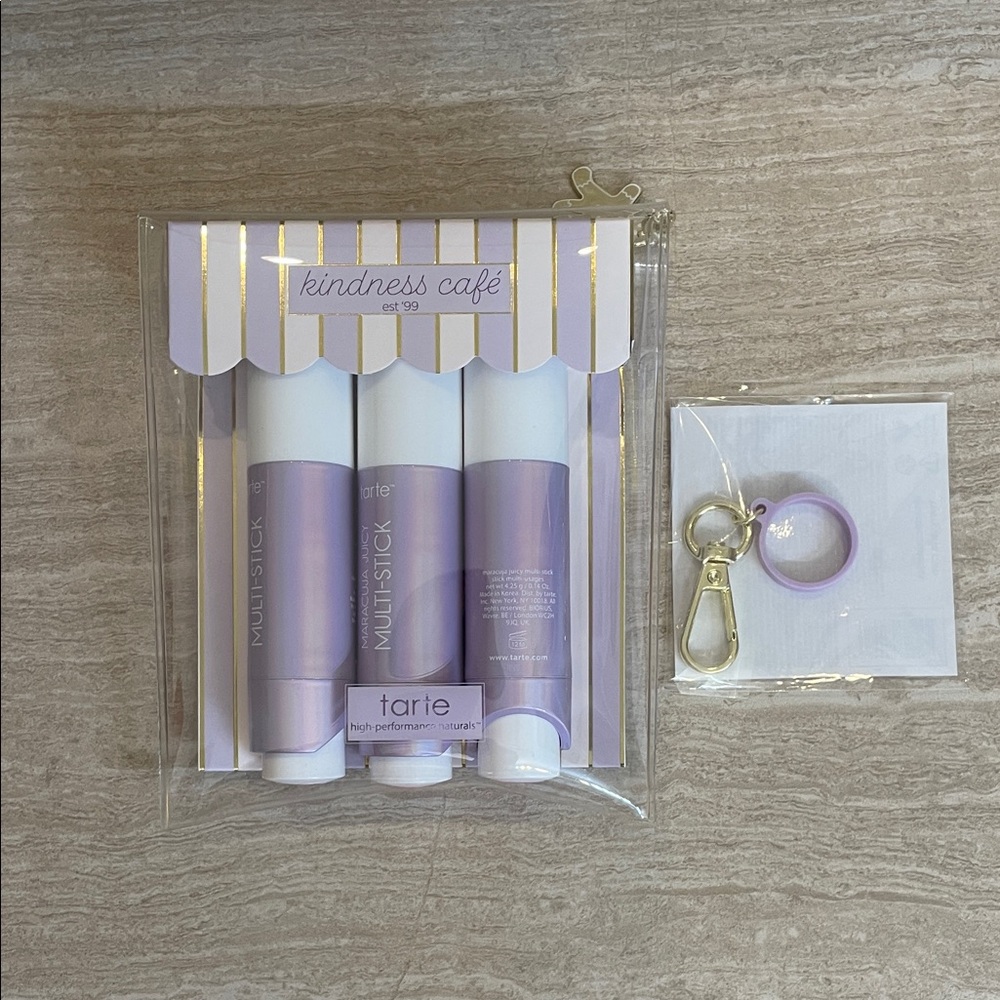 TARTE NIB Kindness Café Multistick Trio Cheek Soufflé in Latte, Cozy & Flamingo - Picture 2 of 10